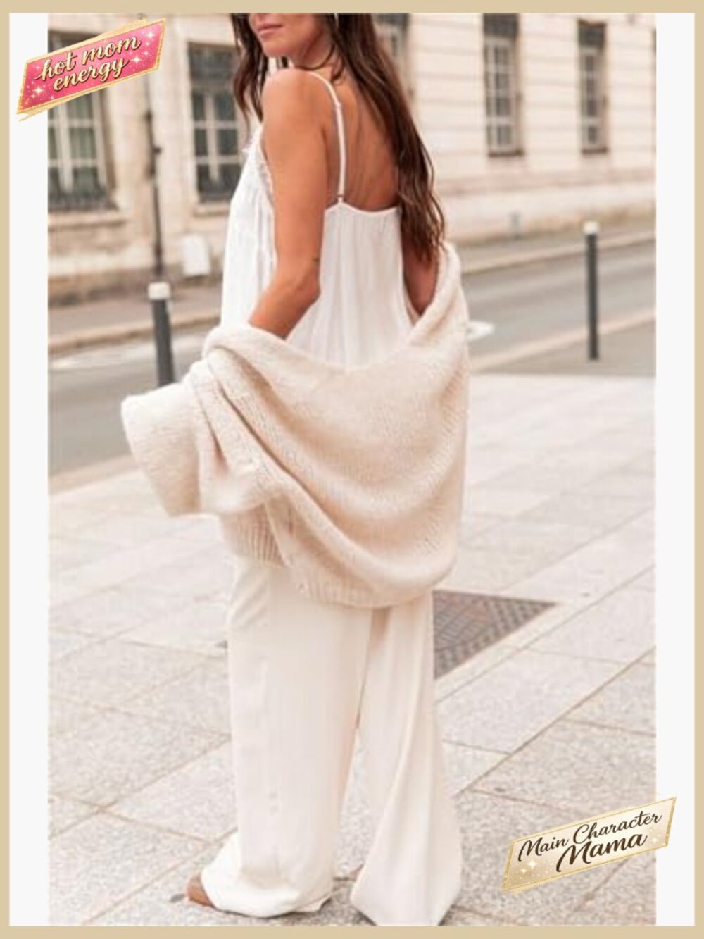 Satin Lace Camisole Spaghetti Strap Flowy Silky Cami Top Y2K Asymmetrical Slip - Picture 3 of 3